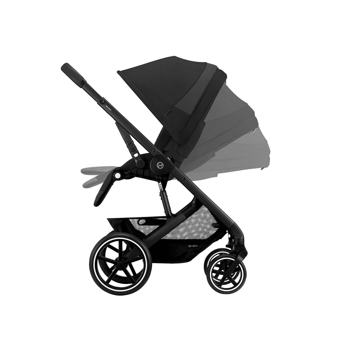 Cybex Balios S Lux -lastenrattaat Moon Black 2023