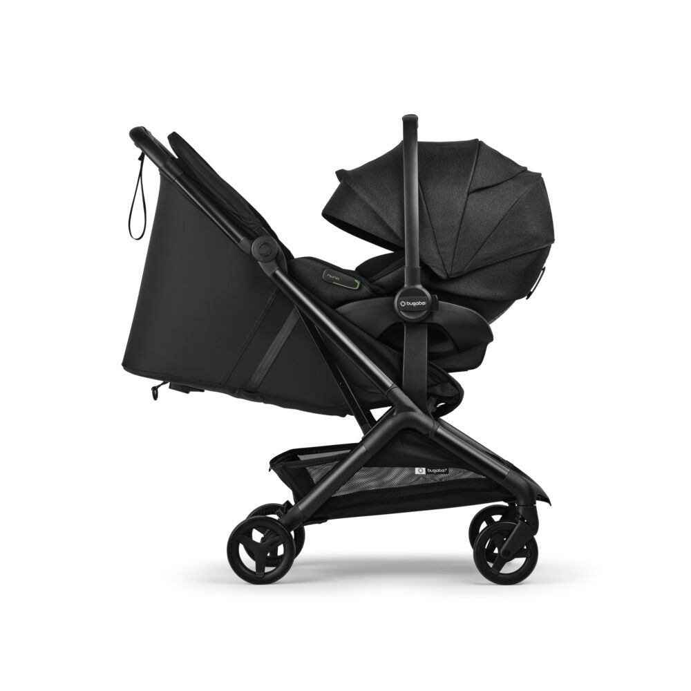 Bugaboo Otter by Nuna -turvaistuin, mineraalivärillä pesty musta