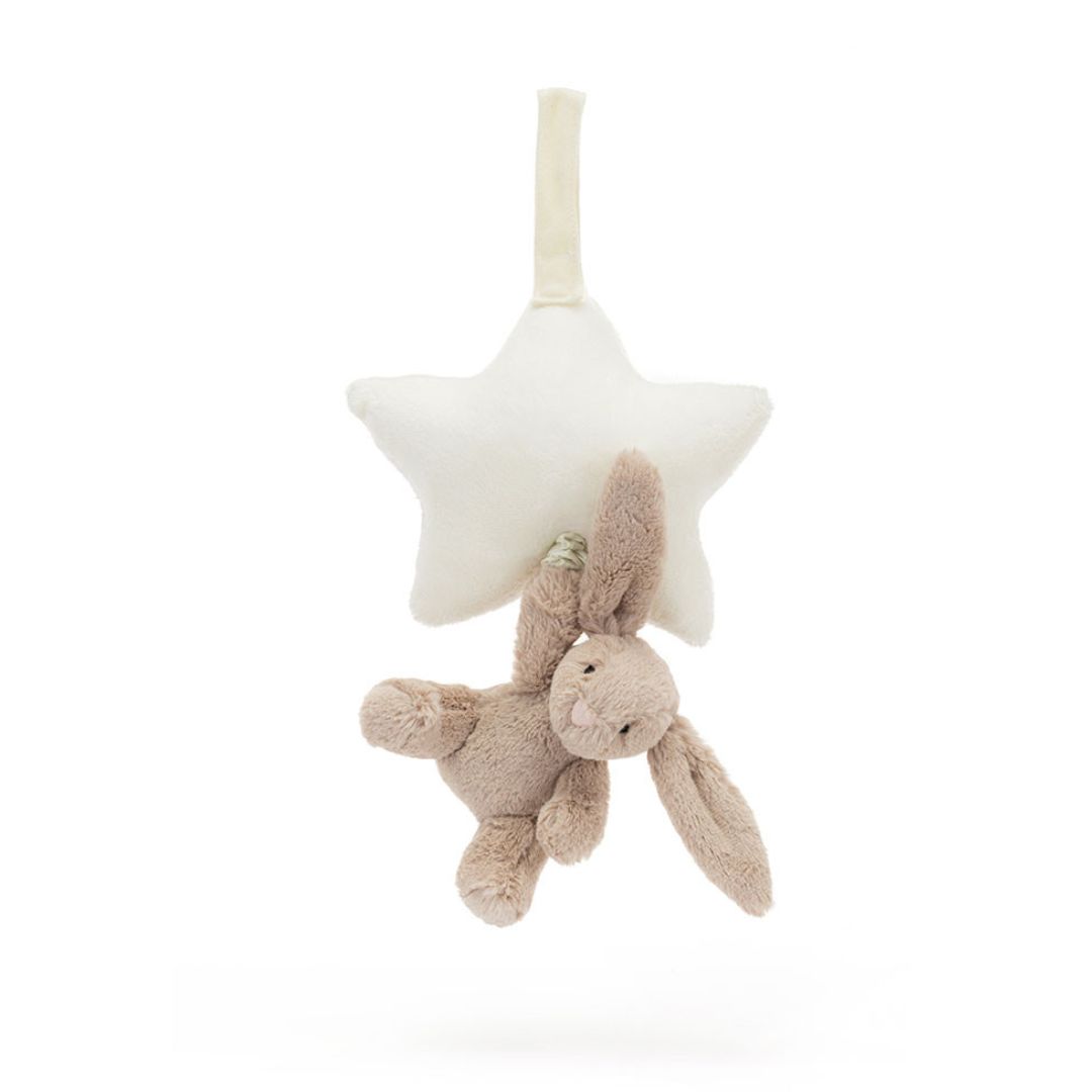 Jellycat Bashful Beige Bunny Bunny Star musiikkiriipukset