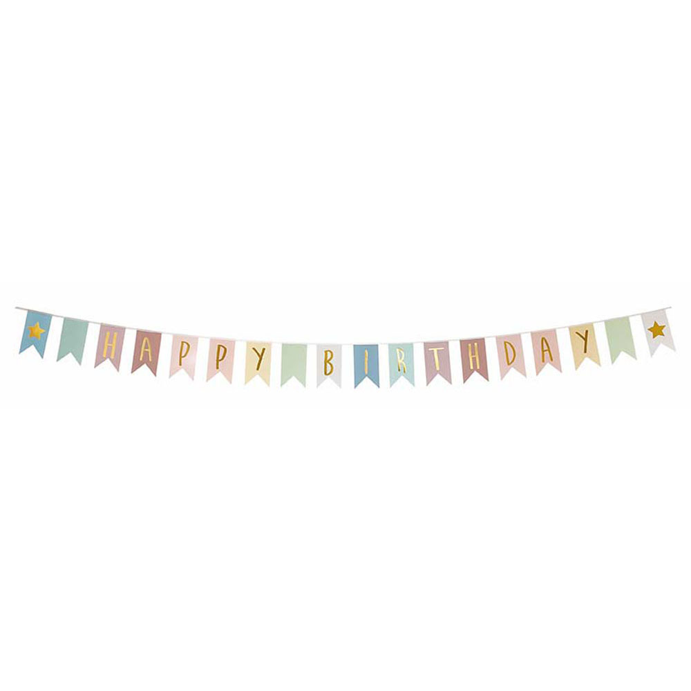 JaBaDaBaDo Pennant onnellista syntymäpäivää