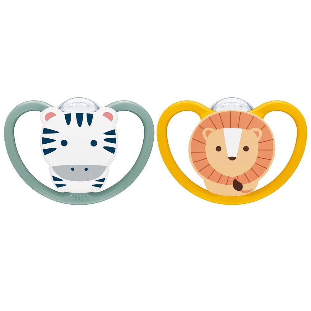 NUK Perfect Match Air Tutti Zebra/Lion 6-18 kk