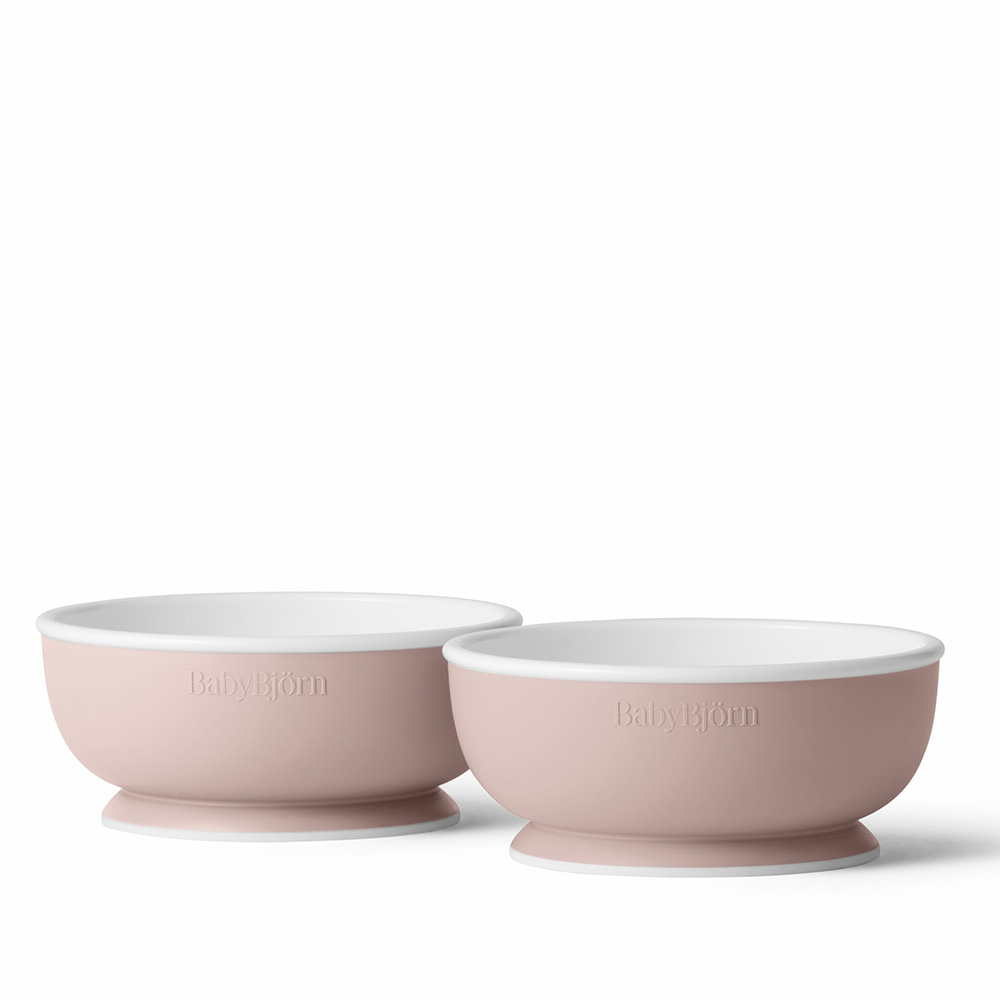 BabyBjörn lasten kulho 2 kpl Powder Pink