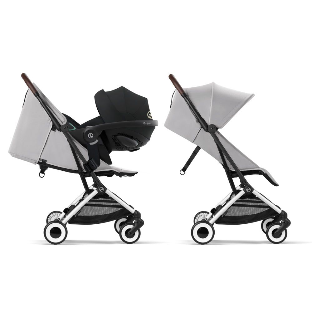 Cybex lastenrattaat Orfeo Fog Grey -matkarattaat 