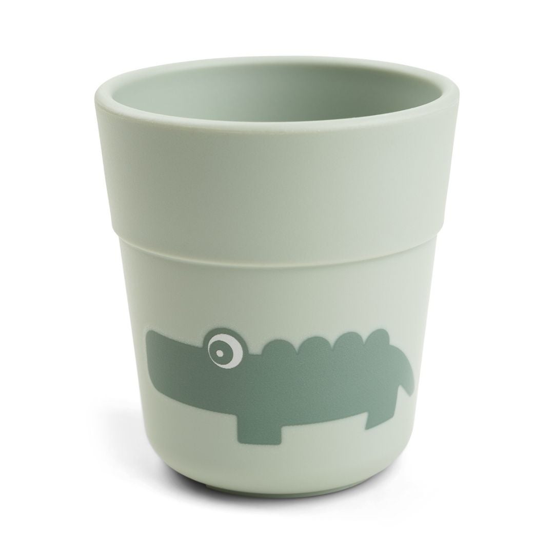 Done by Deer Foodie mini muki Croco Green (vihreä)