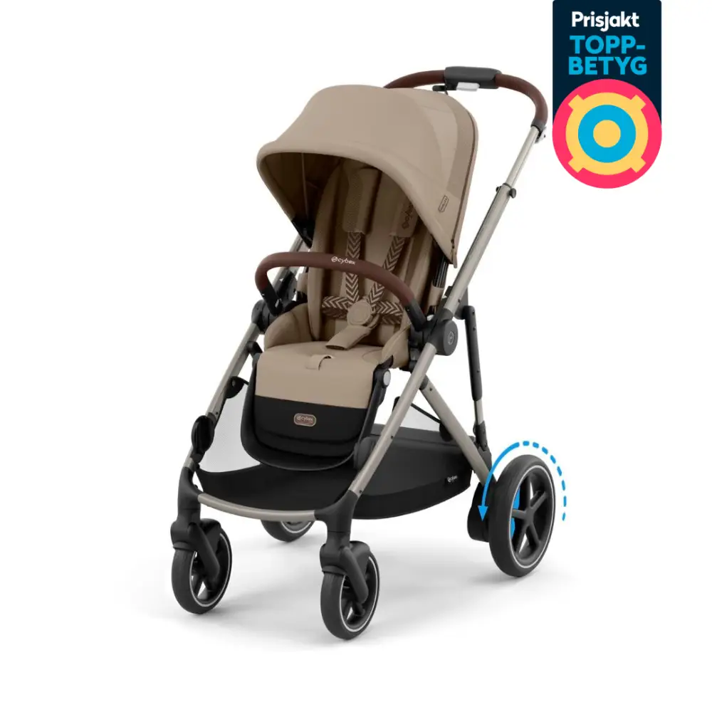 Cybex eGAZELLE S lastenrattaat Almond Beige (manteli)