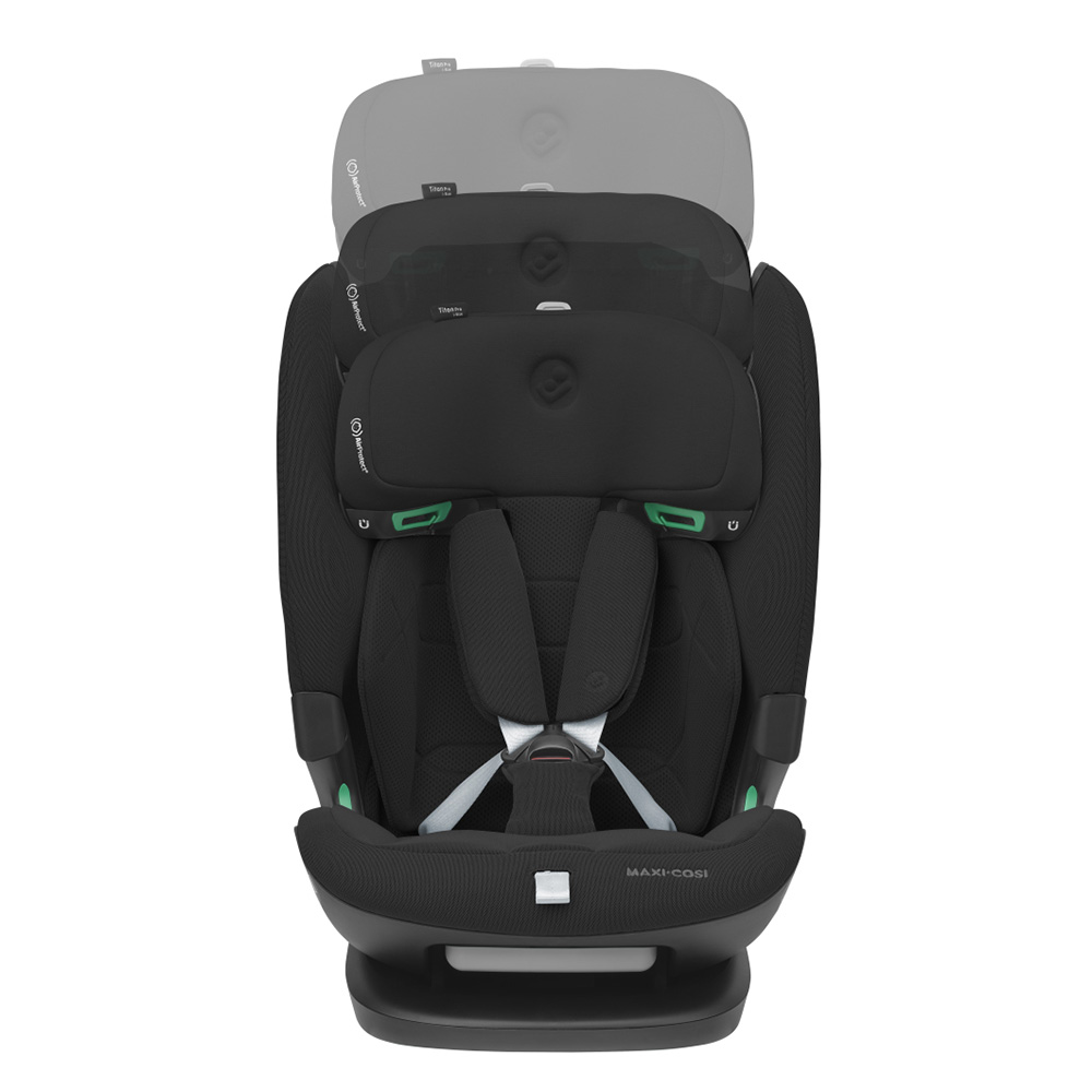 Maxi-Cosi Titan Pro2 I-kokoinen lasten turvaistuin, aito musta