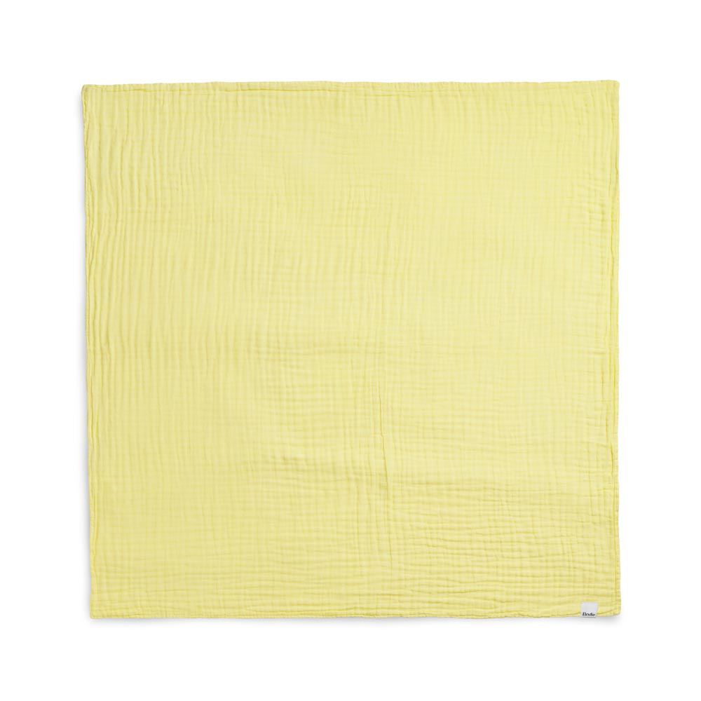 Elodie ryppyinen peitto - Sunny Day Yellow