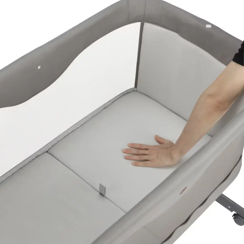 Bebeconfort Amara -matkasänky, sävytetty harmaaksi