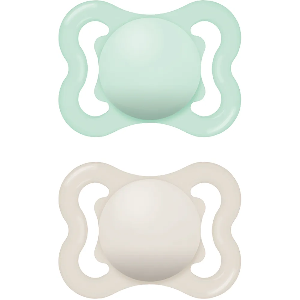 MAM Air Silikoni 0-6 kk sininen 2-pack