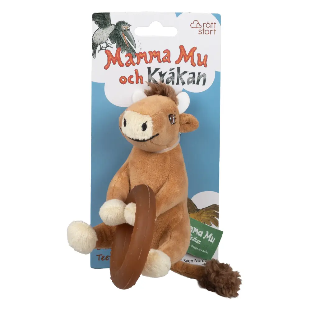 Rätt start Mamma Mu -hampaiden puhkeamislelu luonnonkumirenkaalla