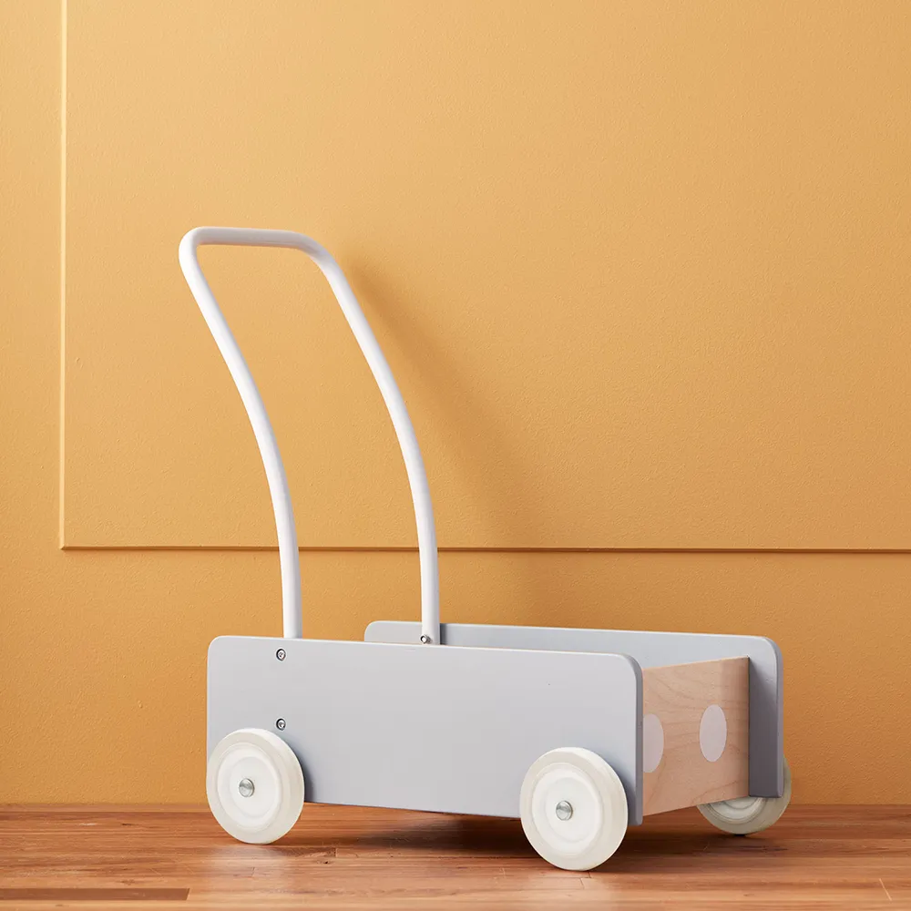 Kids Concept Opi kävelemään lastenrattaat sininen