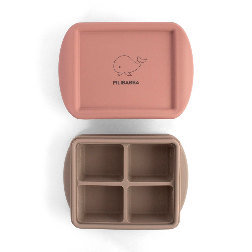 Filibba silikoninen pakastealusta 4x65 ml 2 kpl Rose Mix