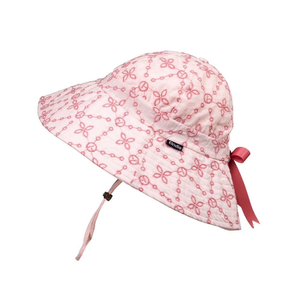 Elodie Details hellehattu Embroidery Anglaise Pink 1-2y