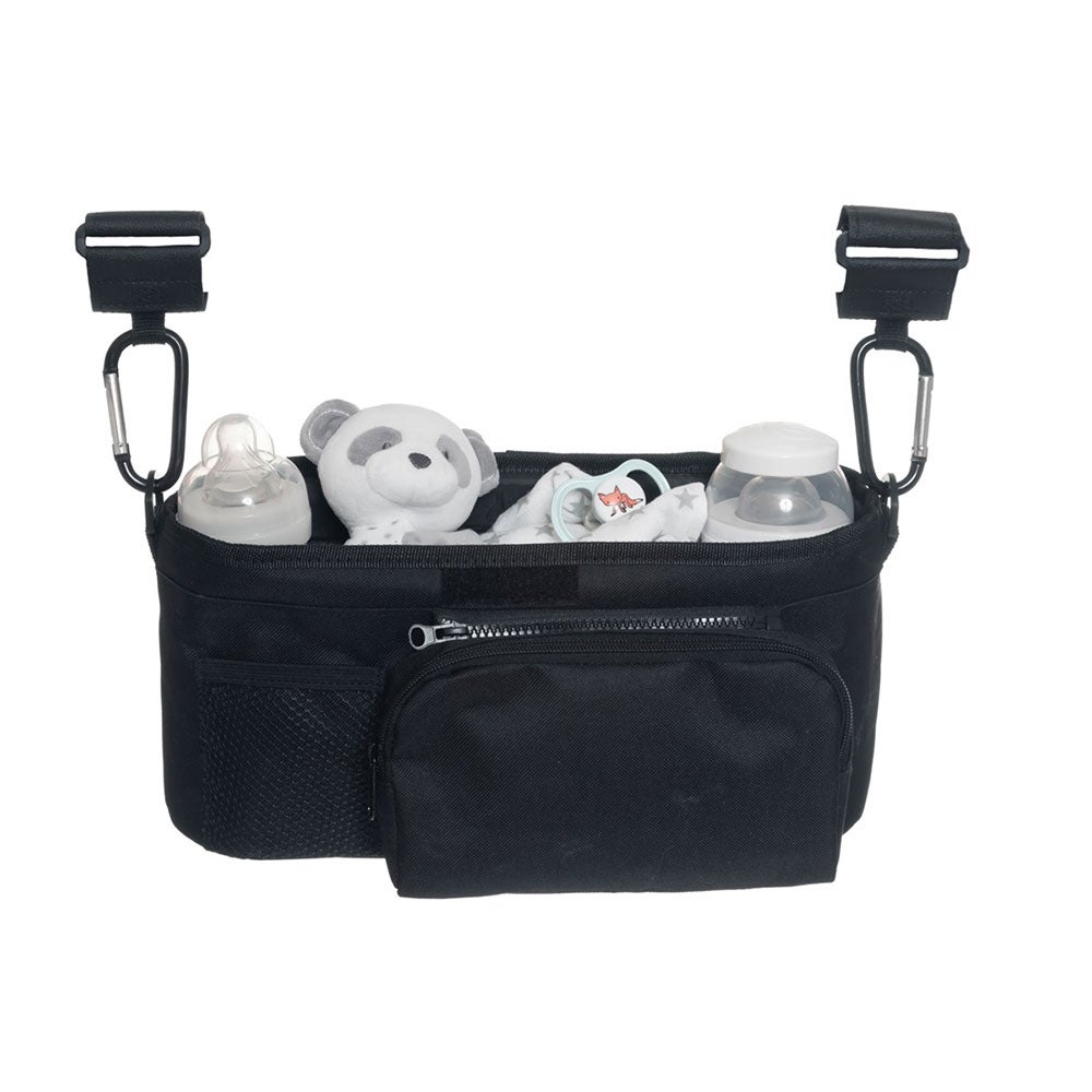 Fresh Kid Organiser lastenvaunut Delux 3-in-1 Musta