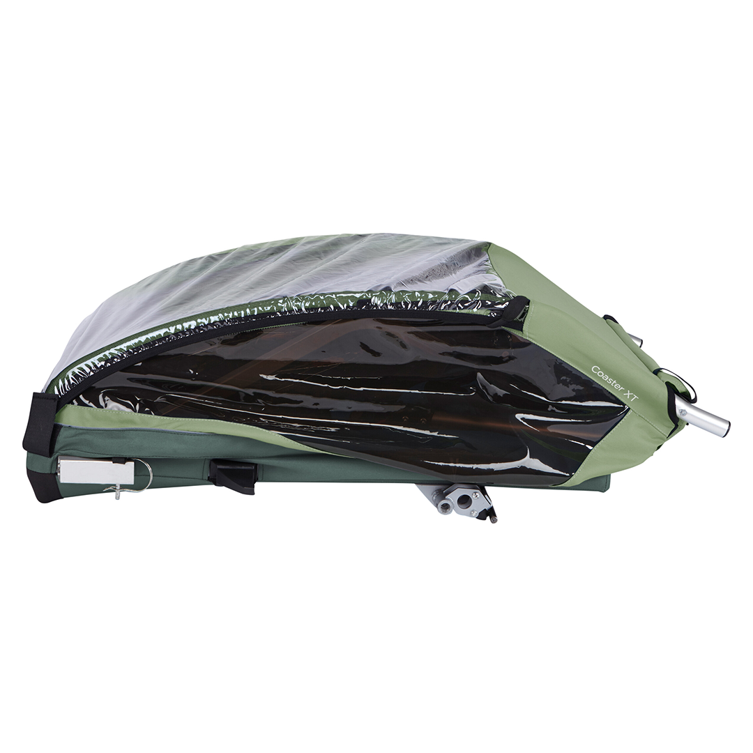 Thule Coaster 2 XT polkupyörän rattaat Mallard Green -vihreä