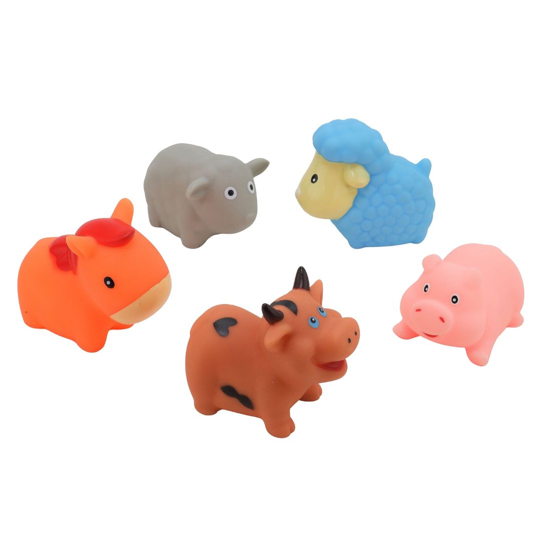 Rätt Start maatilan eläinten kylpylelu 5-pack