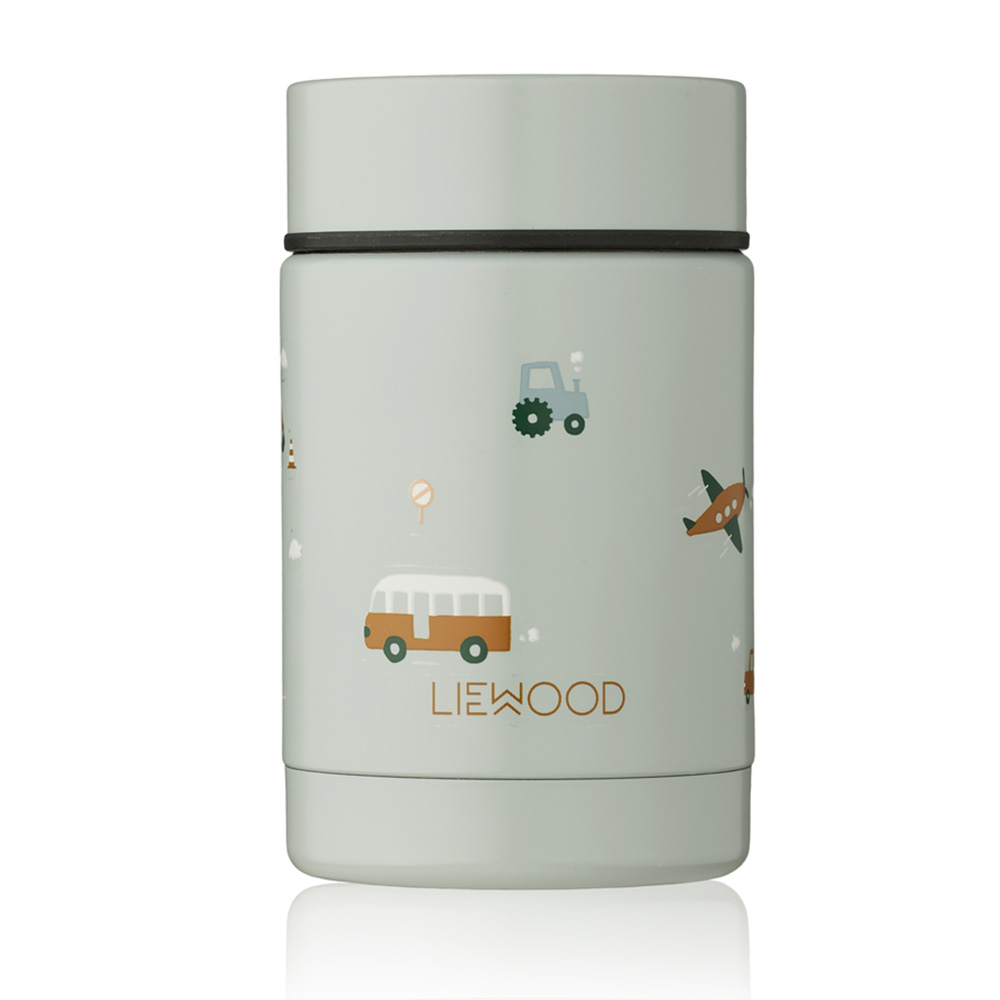 Liewood Nadja ruokapurkki Vehicles/dove blue mix