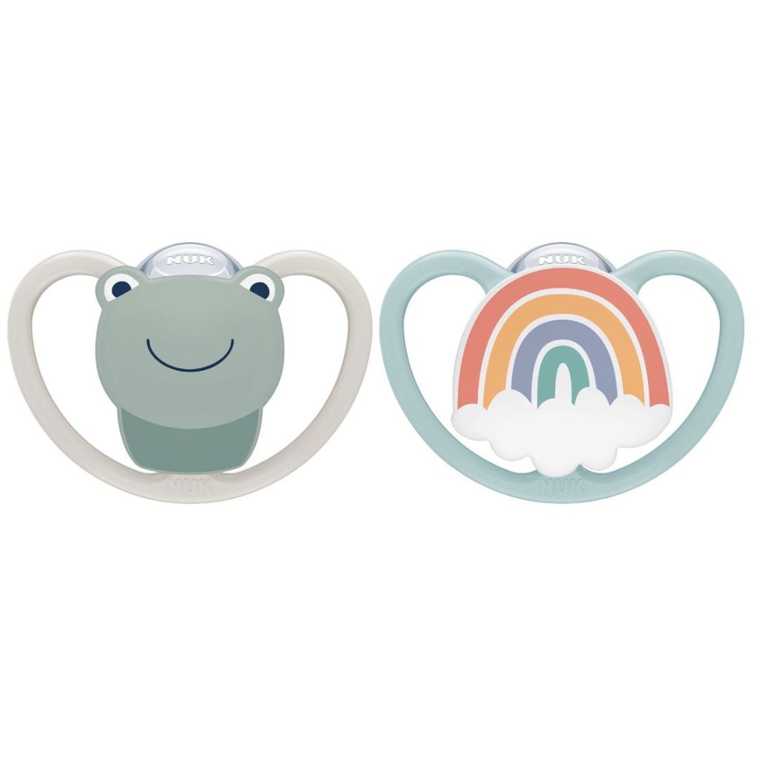 NUK-nukke 0-6m Space Frog -avaruussammakko