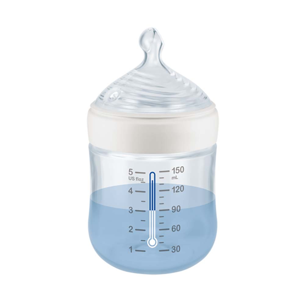 NUK Nature Sense tuttipullo 150ml Valkoinen