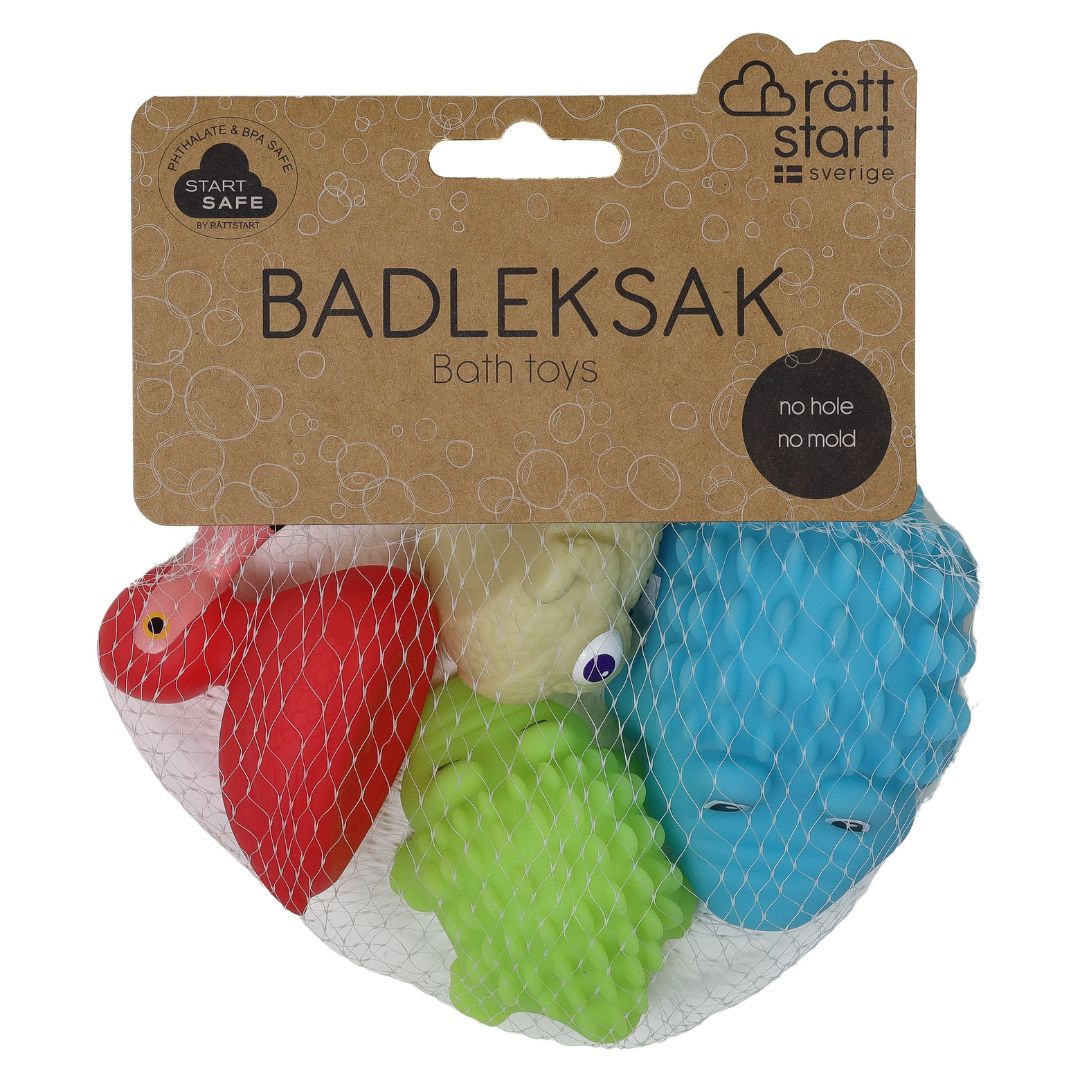 Rätt Start Kylpylelulelu Eksoottiset eläimet 4-pack