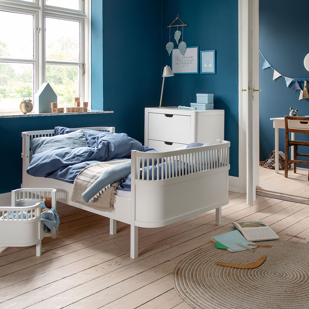 Sebra Junior & Grow pinnasänky valkoinen