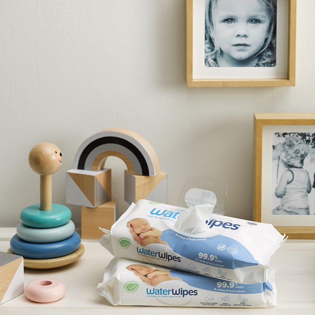 WaterWipes 9x60 kpl muovittomia pyyhkeitä 