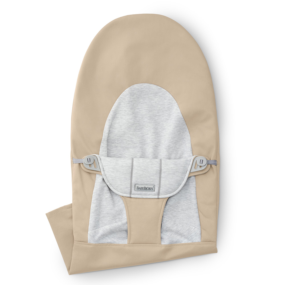 Babybjörn kangasistuin lastenvahti Woven/jersey, beige/harmaa