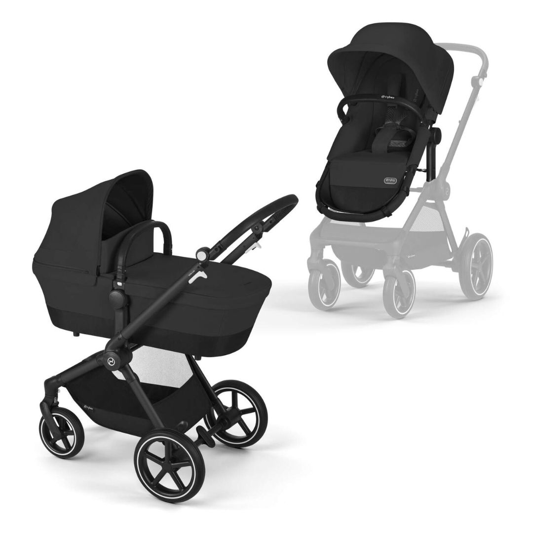 Cybex Eos Lux Blk Moon Black Musta