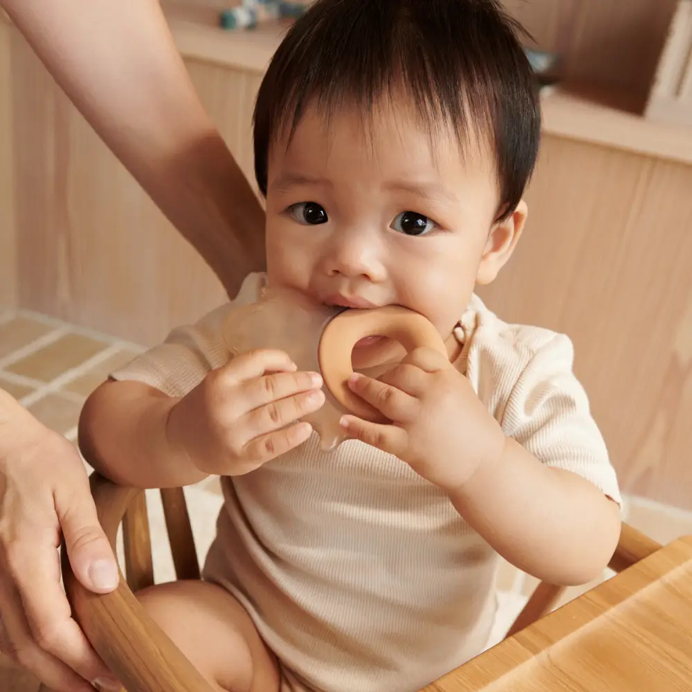 Liewood Rita norsu viilentävä purulelu 2 kpl, vaalea toscana / hiekka