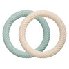 A Little Lovely Company silikoni teetether Classic Sage Cream -lastenlasten purukumi
