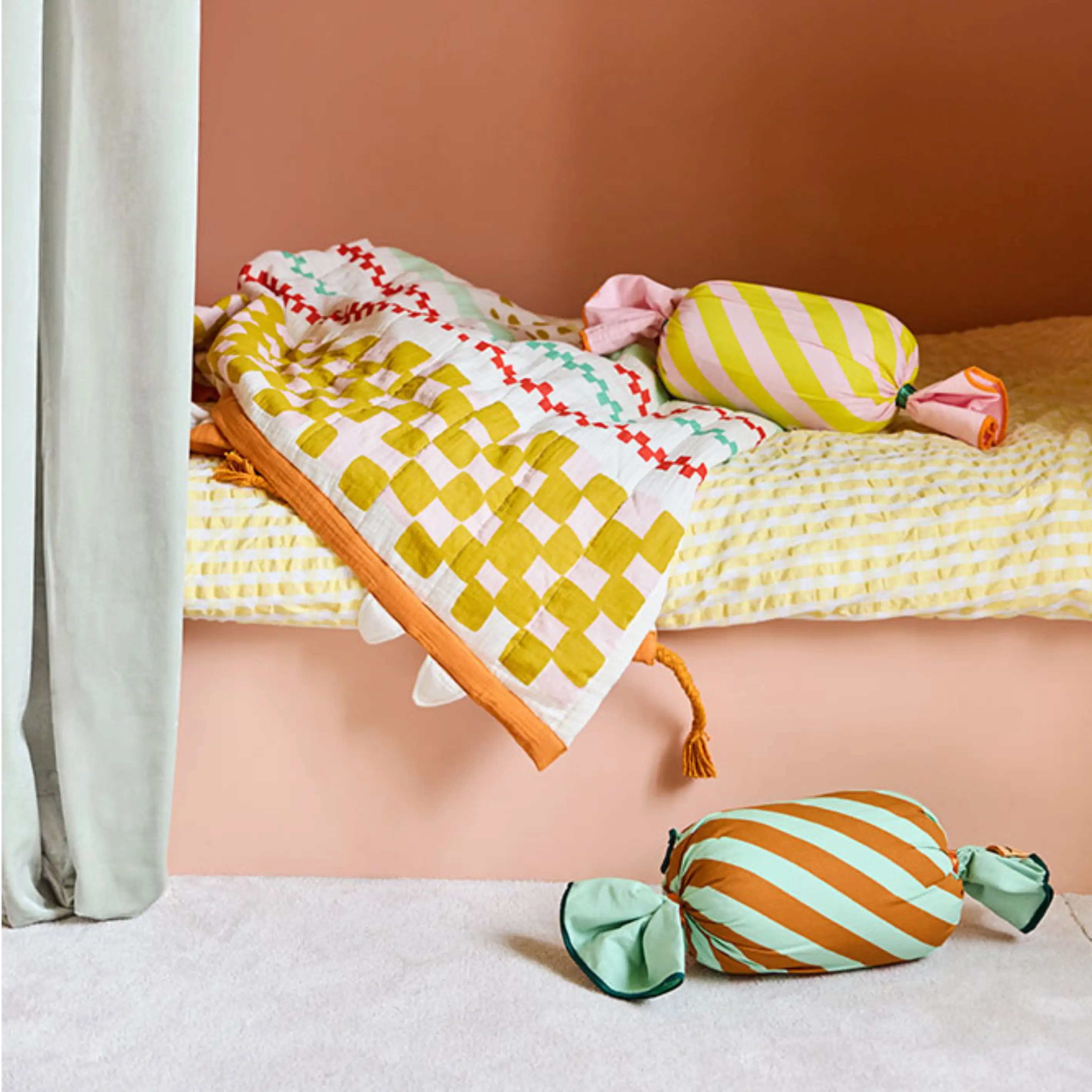 Kids Concept -tyyny, karamellinpunainen, PIPPI