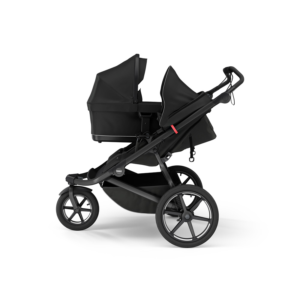 Thule Urban Glide 3 -lastenrattaat kahdelle lapselle
