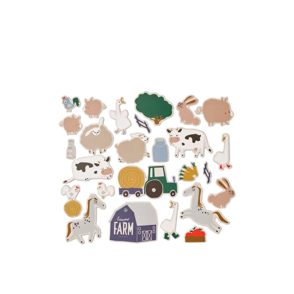 Liewood Vento Farmlife -magneetit Farmlife / Sandy