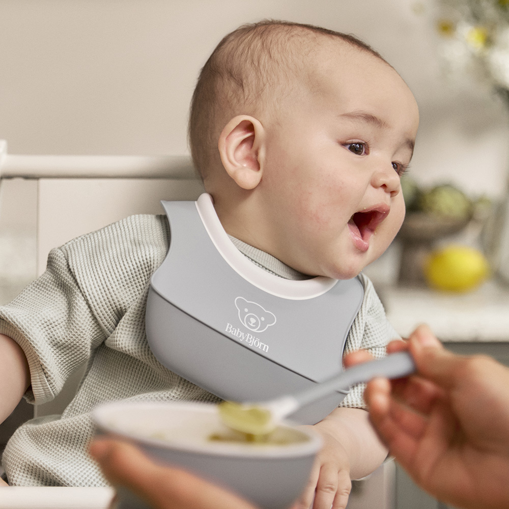 Babybjörn lasten illallissarja 3 kpl Harmaa
