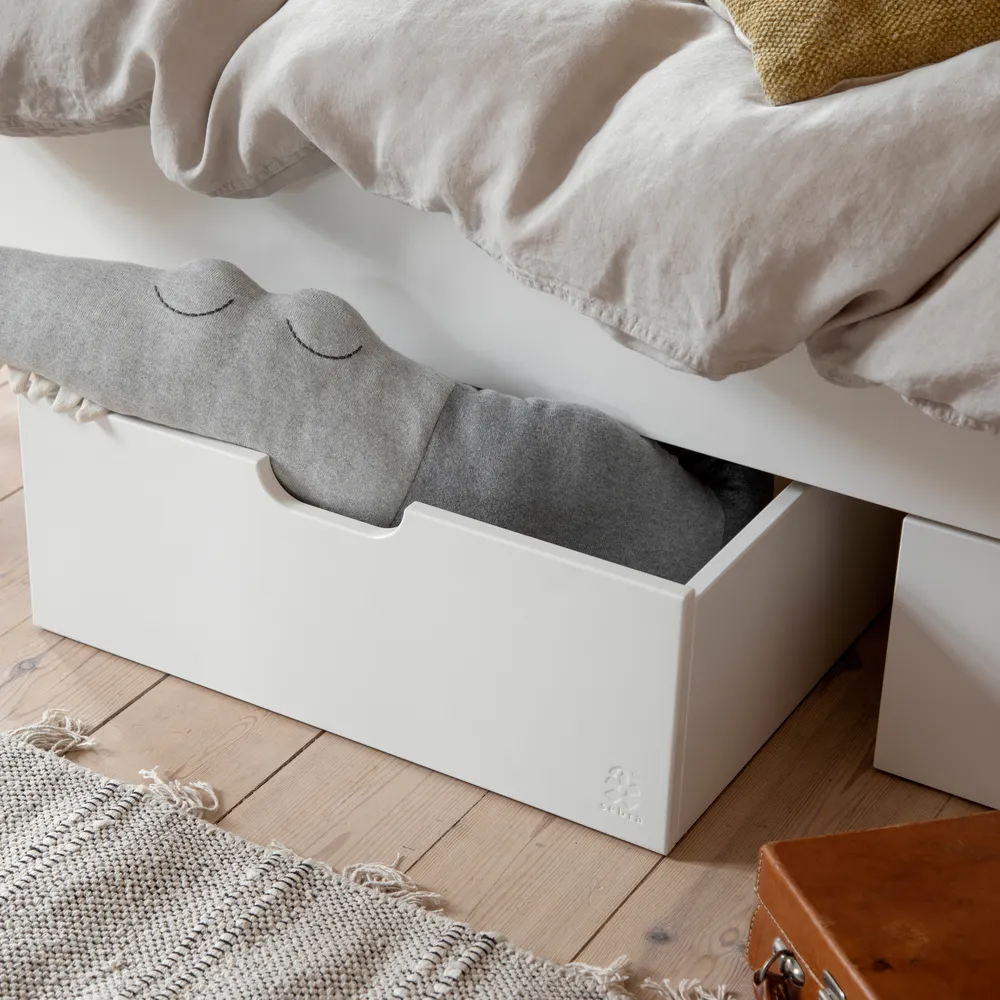 Sebra Sängyn laatikko classic white