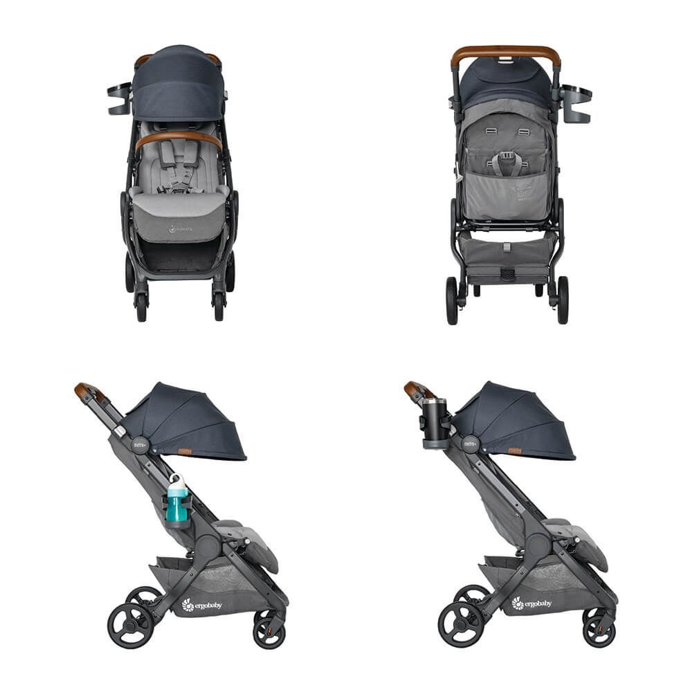 Ergobaby Metro+ DeLuxe matkarattaat Lontoon harmaa