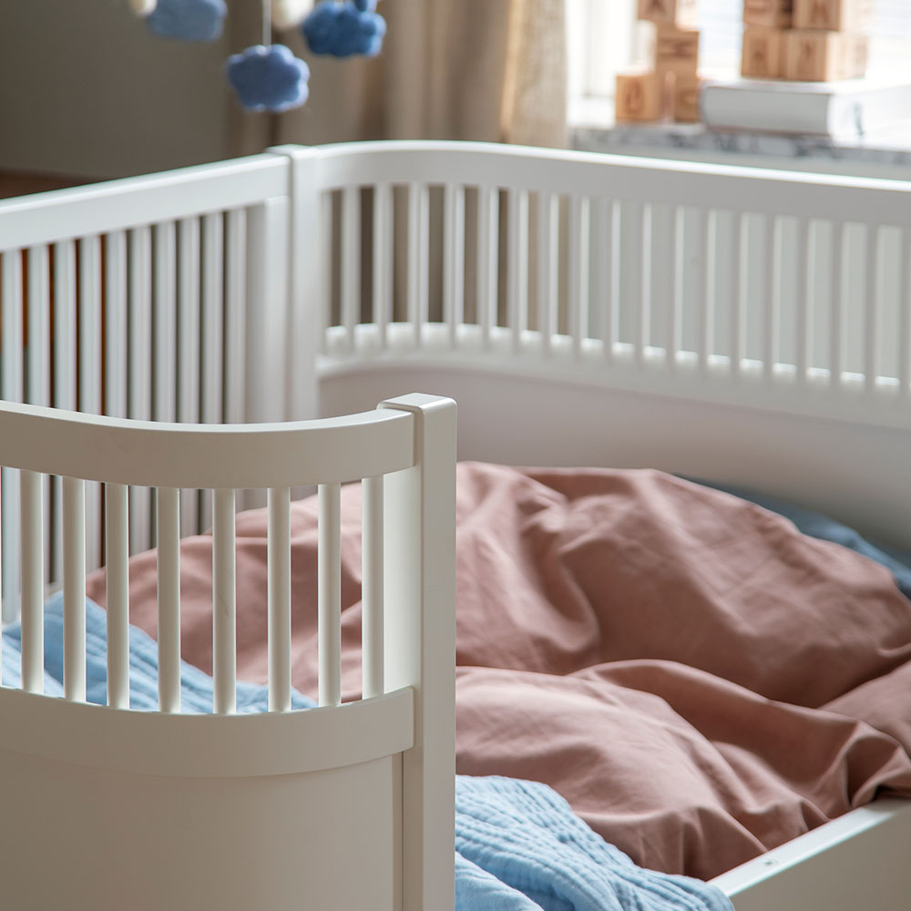 Sebra Baby & Junior Grow Bed Classic Valkoinen