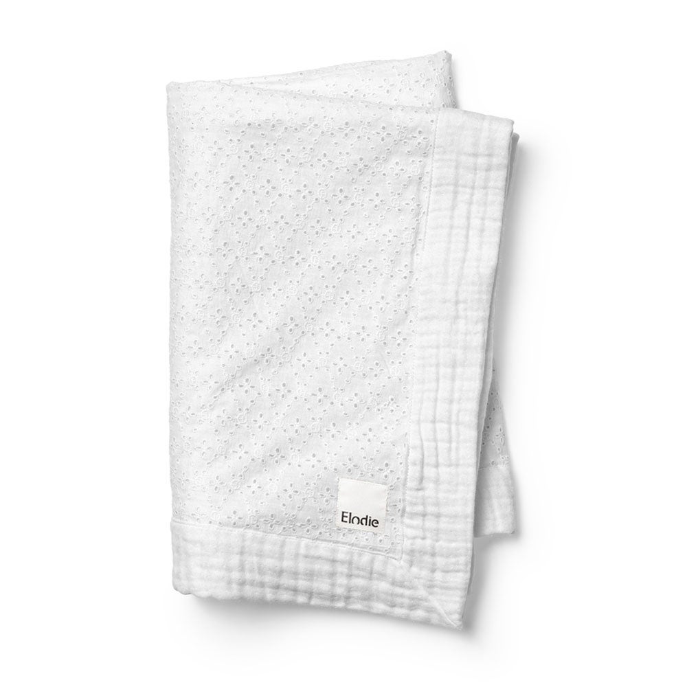 Elodie Details puuvillainen peitto Embroidery Anglaise