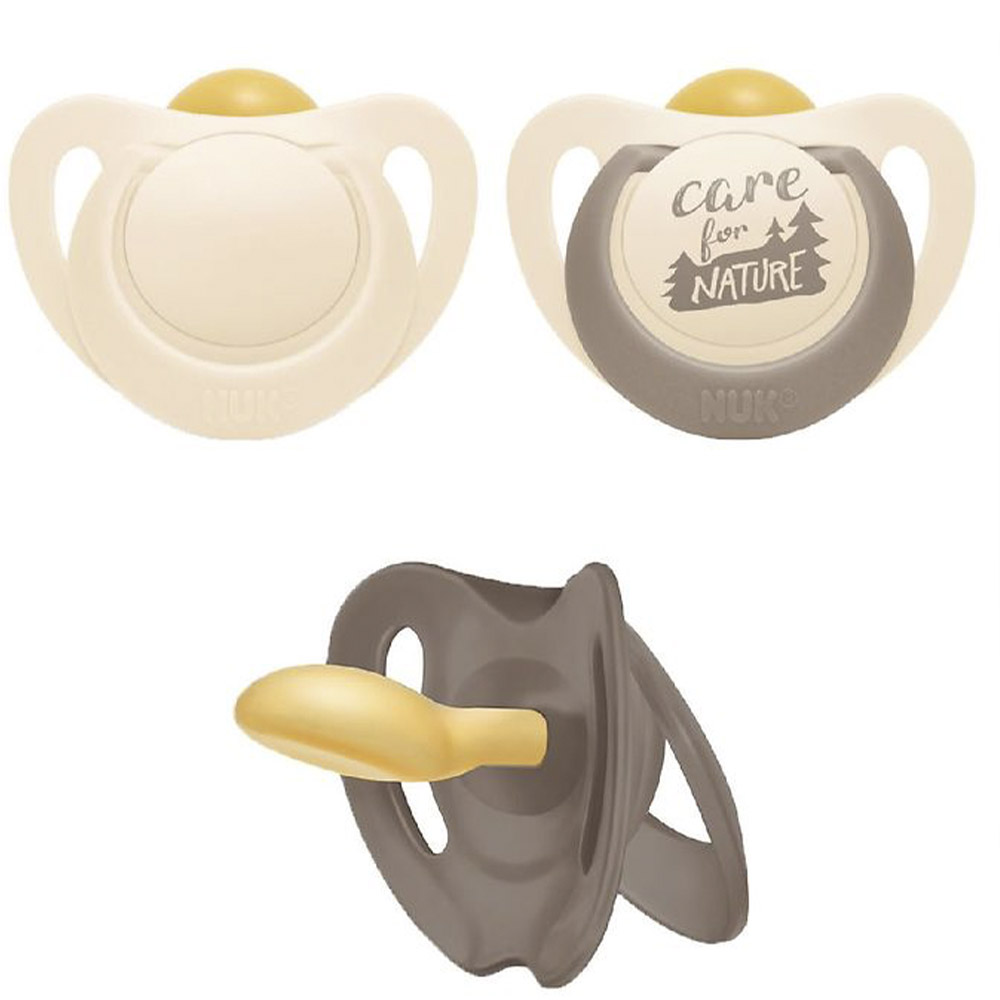 NUK for Nature -nukke lateksi 6-18m kerma