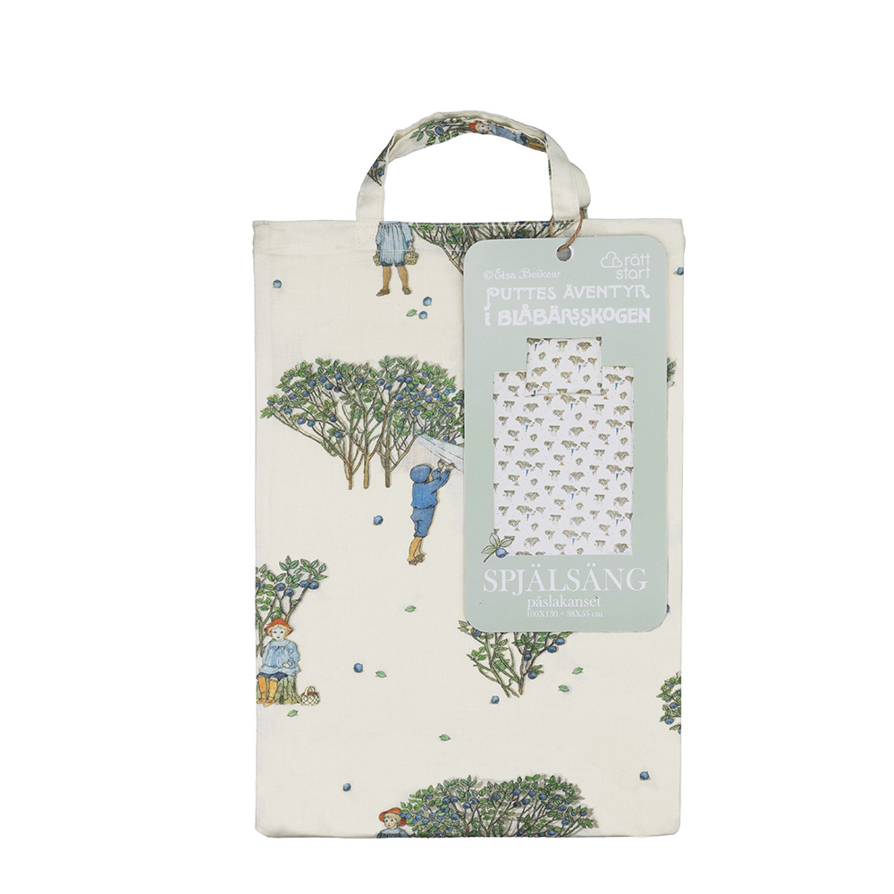 Rätt Start Putte i Blåbärsskogen Pussilakanaset pinnasänky