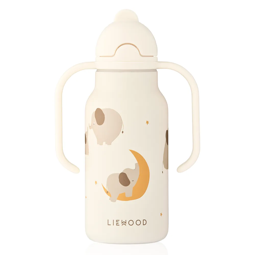 Liewood Kimmie vesipullo 250 ml Elephant / Creme de la creme