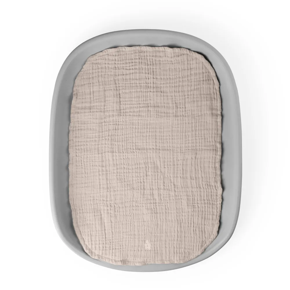 Sebra hoitoalusta 2 kpl musliinia beige