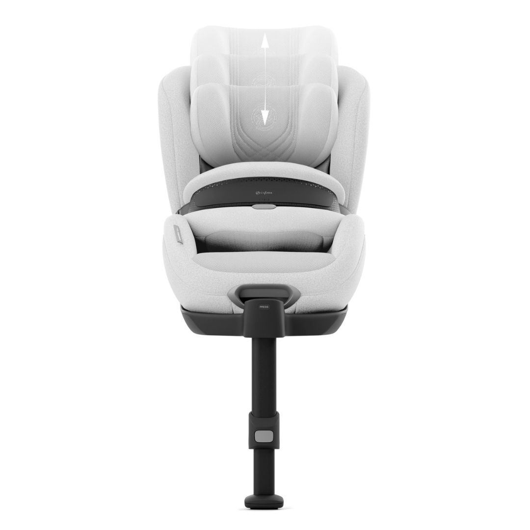 Cybex Anoris T2 -autonistuin w Airbag i-size Plus Platinum White -valkoinen Platinum White