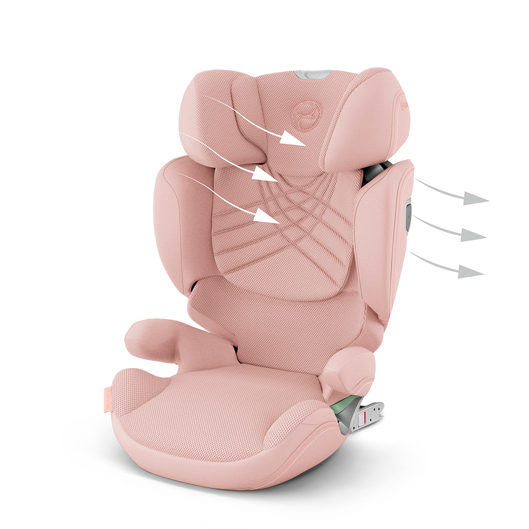 Cybex Solution T i-Fix -turvaistuin Peach Pink Plus (vaaleanpunainen)