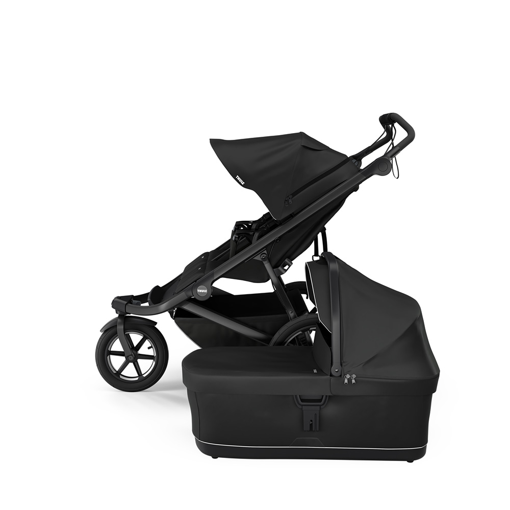 Thule Urban Glide 3 -lastenrattaat kahdelle lapselle