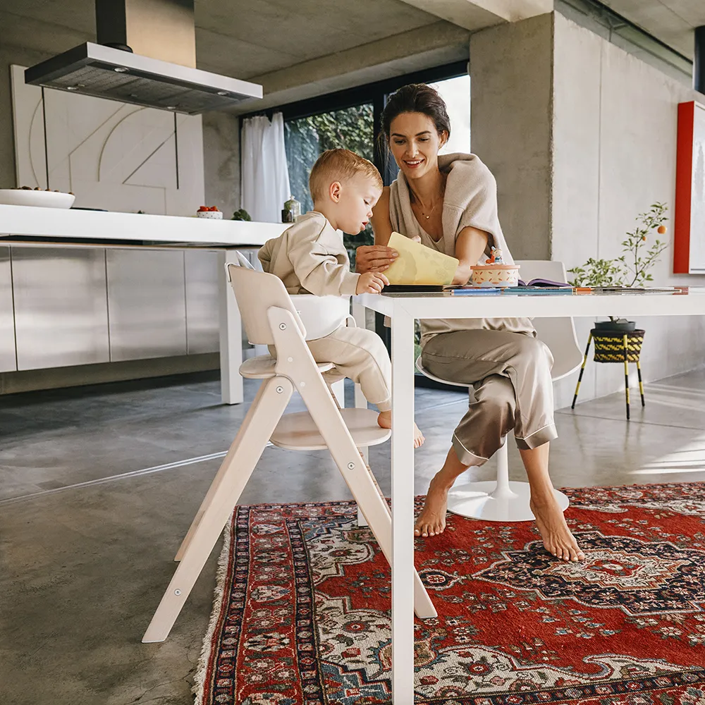 Cybex Click & Fold Ruokailutuoli 4-in-1 All White