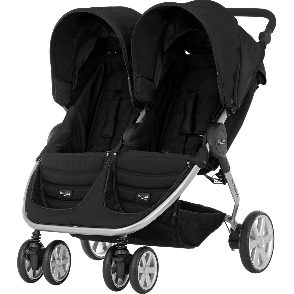 Britax B-Agile Kaksoisturvavaunu Cosmos Musta