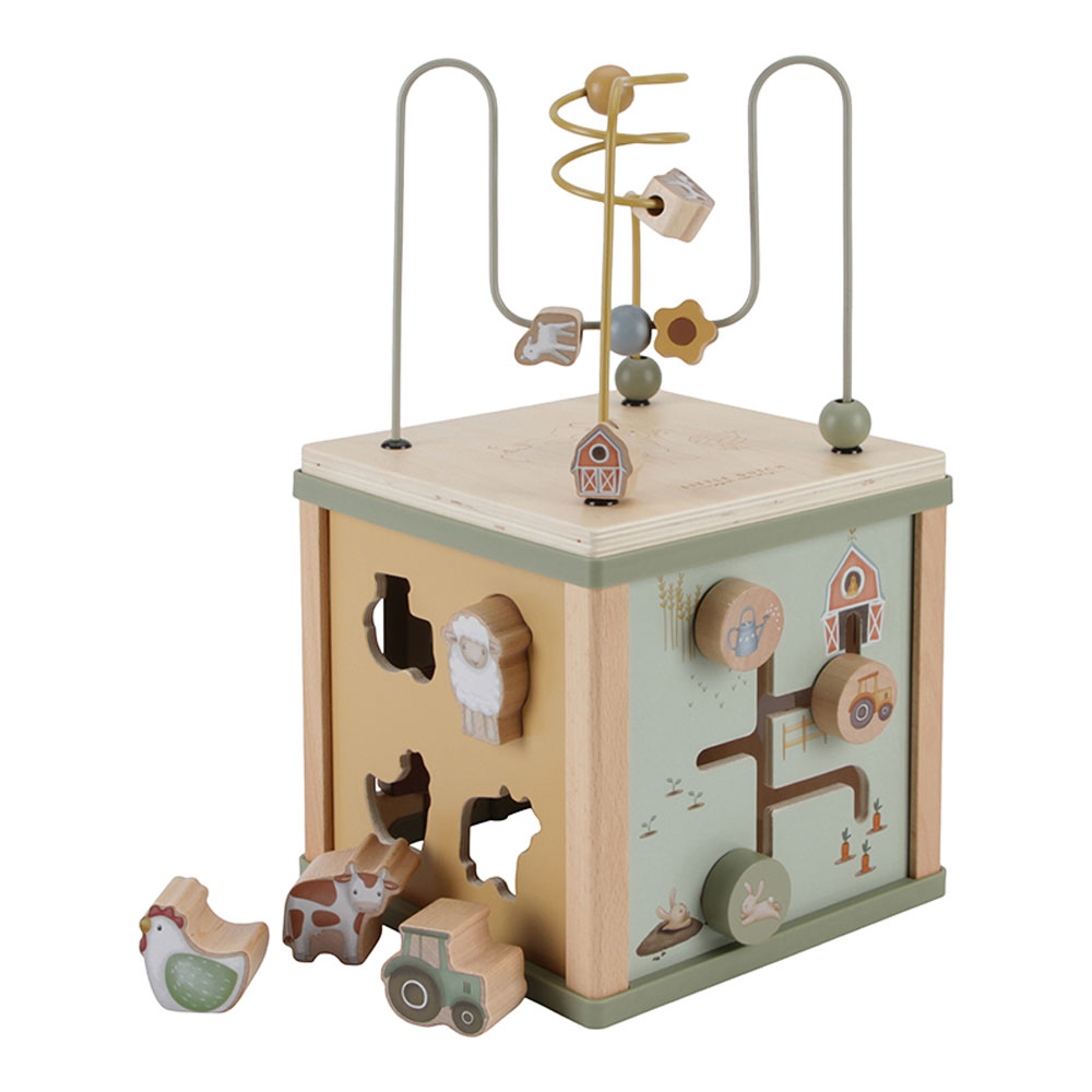 Little Dutch Aktiviteettikuutio Little Farm