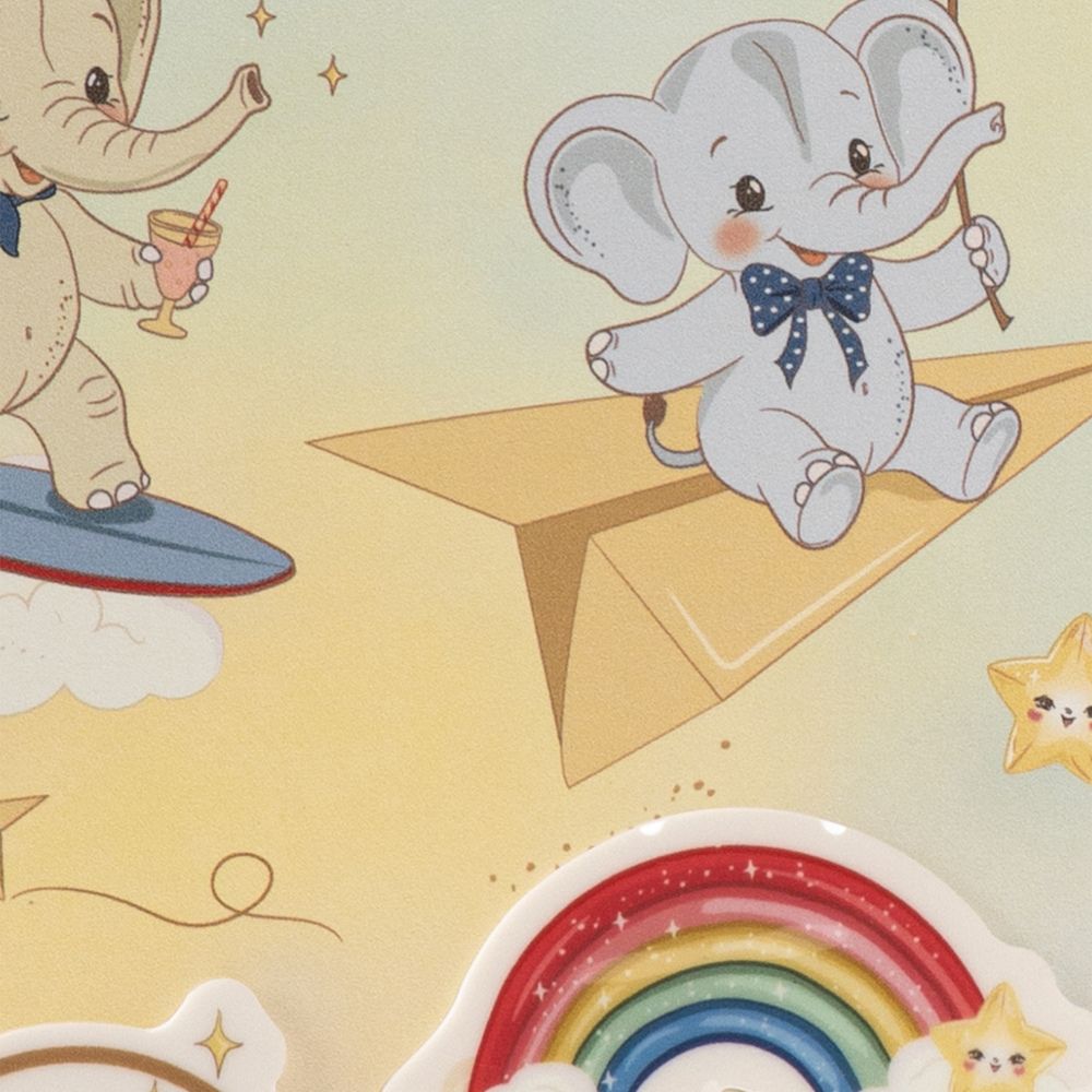 Konges Sløjd My Sticker World Multi Sateenkaari