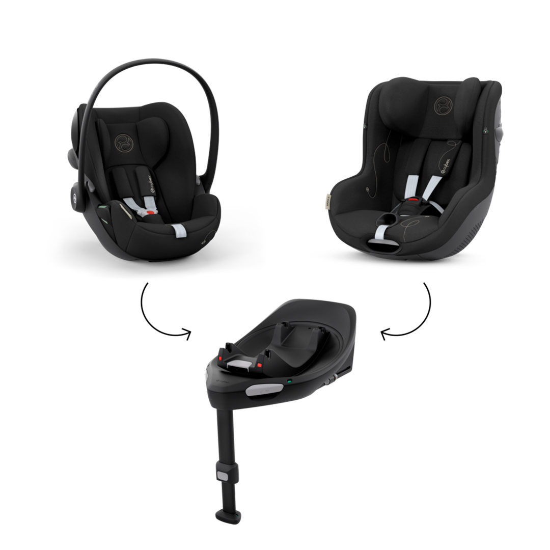 Cybex Cloud G i-Size -vauvan kantokoppa Magic Musta